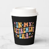 私の定年で 紙コップ (正面)