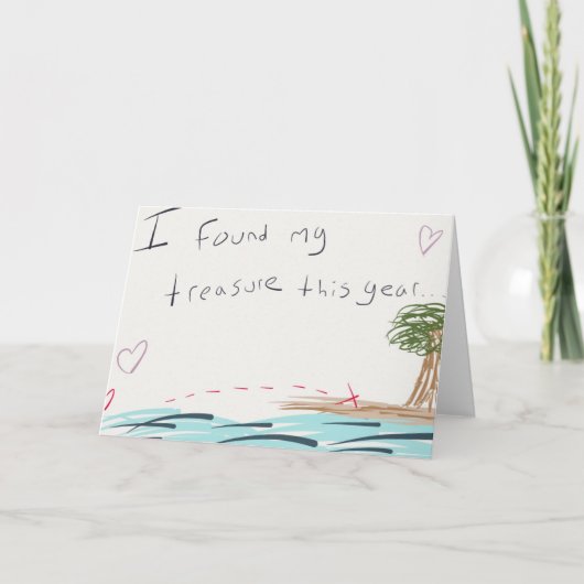 私の宝バレンタインデーのカード シーズンカード (正面)