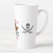 私の宝物 |海賊国際的の日のように話す カフェラテマグ (右)