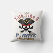 私の宝物 |海賊国際的の日のように話す クッション (裏面)