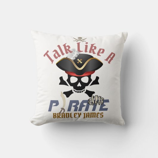 私の宝物 |海賊国際的の日のように話す クッション (正面)