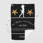 私の実在人生はゴルフ場で始まる ゴルフタオル (インサイチュ)