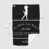 私の実在人生はゴルフ場で始まる ゴルフタオル (インサイチュ)