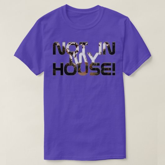 私の家にない Tシャツ (デザイン正面)