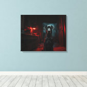 「私の家にはいない」 キャンバスプリント (インサイチュ (ウッドフロア))