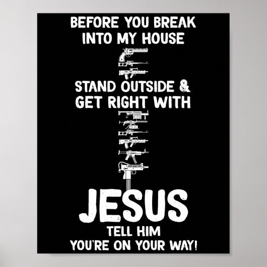 私の家に侵入する前に ポスター (正面)