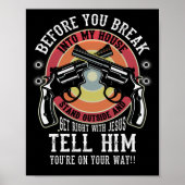 私の家に侵入する前に ポスター (正面)