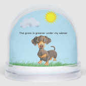 私の家の下では草の色が濃い (正面)