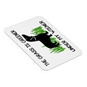 私の家の下の草は緑だ  マグネット (右側)