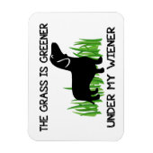 私の家の下の草は緑だ  マグネット (縦)