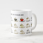 私の家はコーヒーを飲む ジャンボコーヒーマグカップ (正面右)