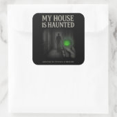 私の家はステッ幽霊のよく出るカーだ – サイキックによって確認 スクエアシール (バッグ)