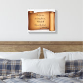 私の家は主のポスター版画を提供する キャンバスプリント (インサイチュ (寝室))