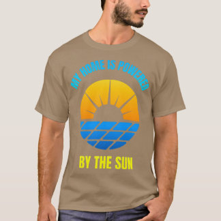 私の家は太陽7で動いている Tシャツ