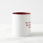 私の家は川岸、NJ常にです マグカップ (中央)