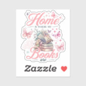 私の家は私の本がある シール (シート)