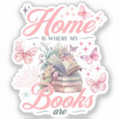 私の家は私の本がある シール (正面)
