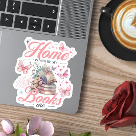 私の家は私の本がある シール