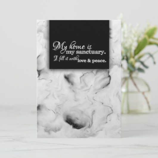 私の家は私の聖域の家のインスピレーション賛美である 招待状 (スタンド正面)