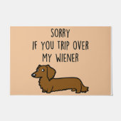 私の家もしの上を旅してごめんなさい ドアマット (正面)