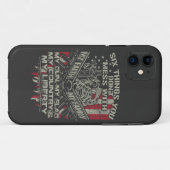 私の家族と一緒に散らかす6つの事を、私の旗 Case-Mate iPhoneケース (裏面(横))