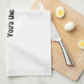 私の家族に会ったら理解します キッチンタオル (四つ折り)