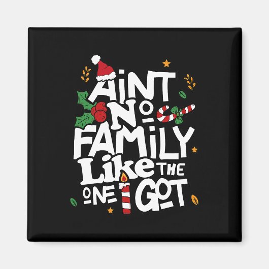 私の家族に似た家族は得いない マグネット (正面)