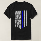 私の家族に私はアメリを愛していると言動揺してう Tシャツ (デザイン正面)