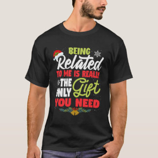 私の家族のジョークおもしろいクリスマスギに関係している Tシャツ