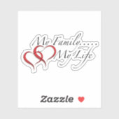 私の家族の人生 シール (シート)