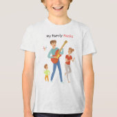私の家族の岩 トライブレンドＴシャツ (正面)