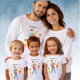 私の家族の岩 トライブレンドＴシャツ