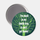 私の家族の木に刺さっている マグネット (正面/裏面)