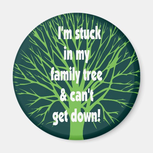 私の家族の木に刺さっている マグネット (正面)