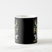 私の家族の木は鹿のスタンドが狩りタンクに入っている コーヒーマグカップ (中央)