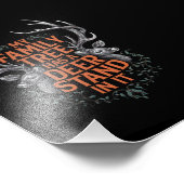 私の家族の木は鹿のスタンドを持っている狩り フォトプリント            (角)