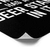 私の家族の木は鹿のスタンドを持っている狩りPrem ポスター (角)