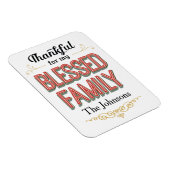 私の家族の磁賛美石に感謝する マグネット (右側)