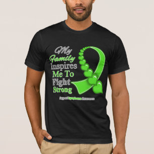私の家族は強いリンパ腫を戦うために私をインスパイア Tシャツ