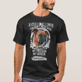 私の家族は私のボクサーは愛犬 Tシャツ