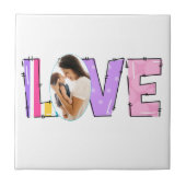 私の家族への愛 | 自分の写真を作成する タイル (正面)