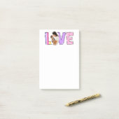 私の家族への愛 | 自分の写真を作成する ポストイット (デスク上)