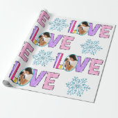 私の家族への愛 | 自分の写真を作成する ラッピングペーパー (アンロールド)