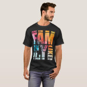 私の家族ほど素晴らしい家族はない 面白い家族の再会 Tシャツ (正面フル)