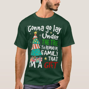 私の家族を思い出させるために木の下に横たわる Tシャツ