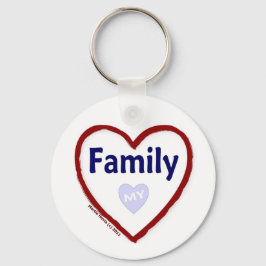 私の家族を愛する キーホルダー