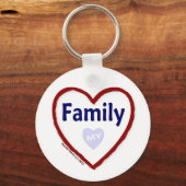 私の家族を愛する キーホルダー (正面)