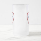 私の家族を愛する フロストグラスビールジョッキ (中央)