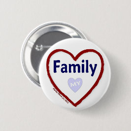 私の家族を愛する 缶バッジ