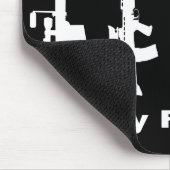 私の家族(I愛銃) マウスパッド (コーナー)